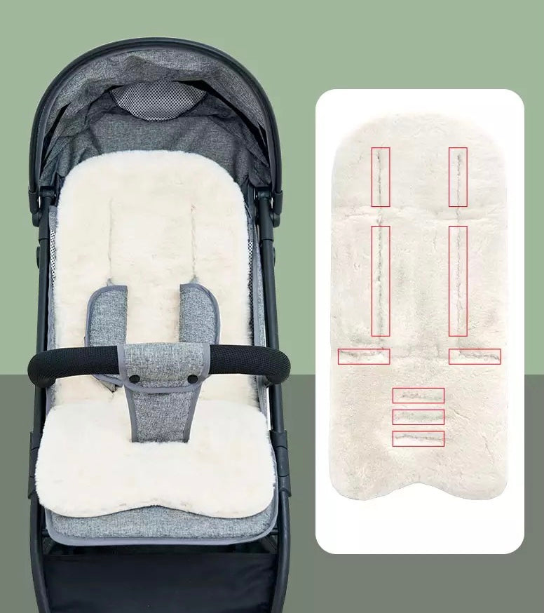 Fur insert for clearance pram