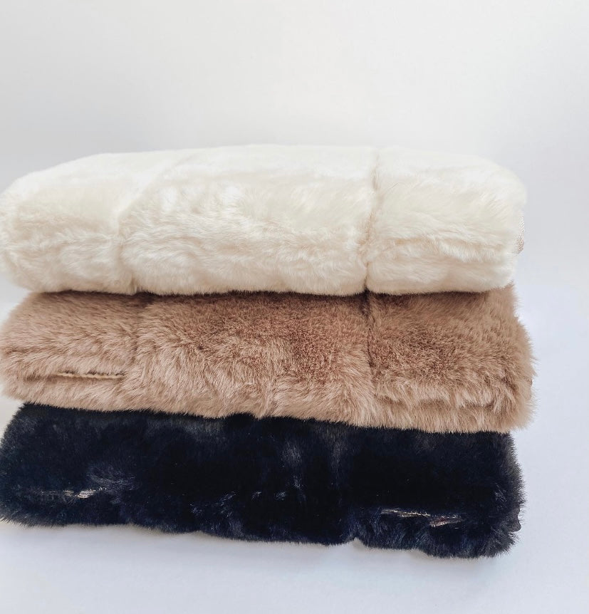 Faux fur universal Pram liner